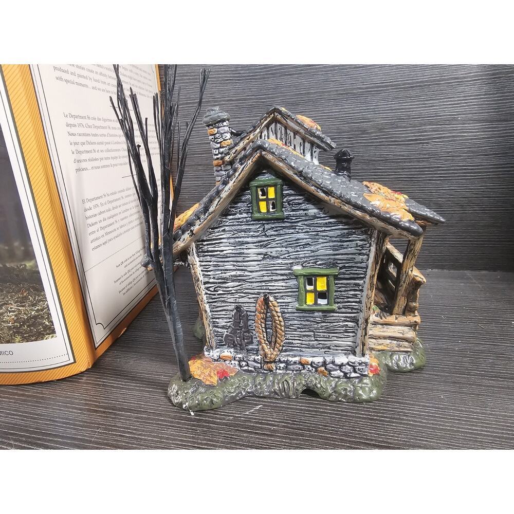 Department 56 Halloween Ichabod Crane's House 6014052 Lighted Building - Picture 4 of 8